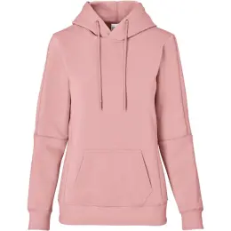 Ladies Vital Hooded Sweater Peach Front
